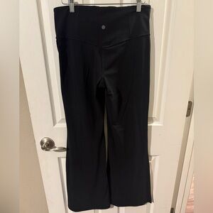 Authentic Women’s Athleta Elation Black Flare Pants. Size: Large!